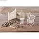 RAYHER Mini-Gardening 7-teiliges Set- Summertime, mit kleinen Deko-Artikeln und Kies