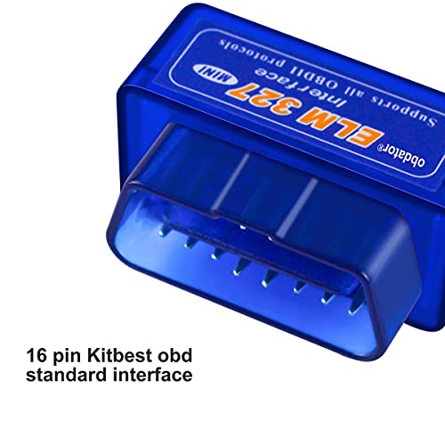 Mini Bluetooth Obd2 Scanner Obdator Elm327 Automotive Obd Obdii Code Reader Car Check Engine Light Diagnostic Scan Tool For Android Pc #TOP3