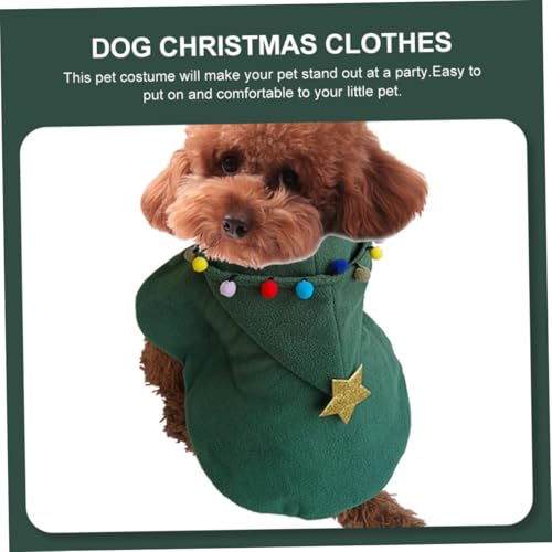 Disfraz Navideño para Perro Talla M Color Verde miniatura 6
