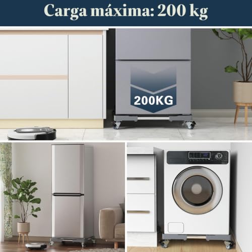 Soporte regulable de 45cm-65cm para electrodomésticos gris DEWEL 5