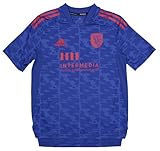 adidas Boys Youth 560 Condivo21 San Jose Earthquakes MLS - Major League Soccer Jersey, Blue/Red, Small