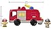Fisher-Price Little People Toddler Toy Helping Others Fire Truck with Music Lights & Figures for Preschool Pretend Play Kids Ages 1+ Years