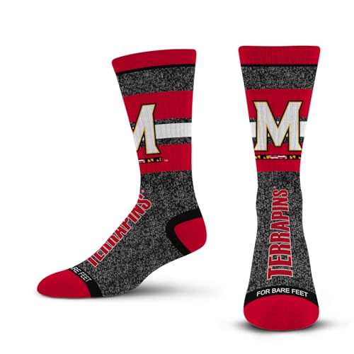 For Bare Feet NCAA MARYLAND TERRAPINS Marble Spotlight Team Colors Large