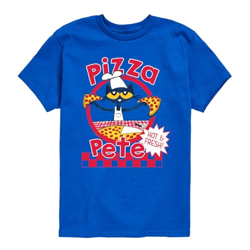 Pete the Cat - Papa Petes Pizza - Toddler and Youth Short Sleeve Graphic