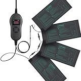 Luxbird Tapis Chauffants de Thermostats pour Plantes, 4 Tapis Chauffants avec 1 contrôleur, 30W, pour Plusieurs, Semis, Terrarium, Étanchéité IP67, 52.7x25.4 cm