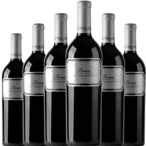 Bassus Finca Casilla Herrera Vino Tinto de Crianza con Syrah, Merlot, Cabernet Franc, Bobal y Petit Verdot, 14% Vol., servir entre 16º y 18ºC| 6 botellas