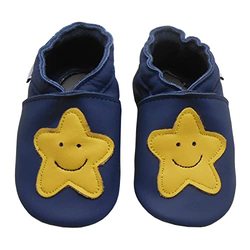 Bemesu Krabbelschuhe Baby Lauflernschuhe Weicher Leder Babyschuhe...