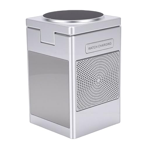 3-in-1 wireless charging station for smartwatch phone and earbuds