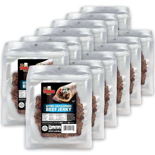 Mr. Donair Gyro Flavored Beef Jerky - Gluten-Free, Keto Friendly,