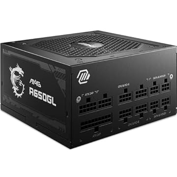 Fonte de Alimentação MSI MAG A650GL - 650W, 80 Plus, Gold, PFC Ativo