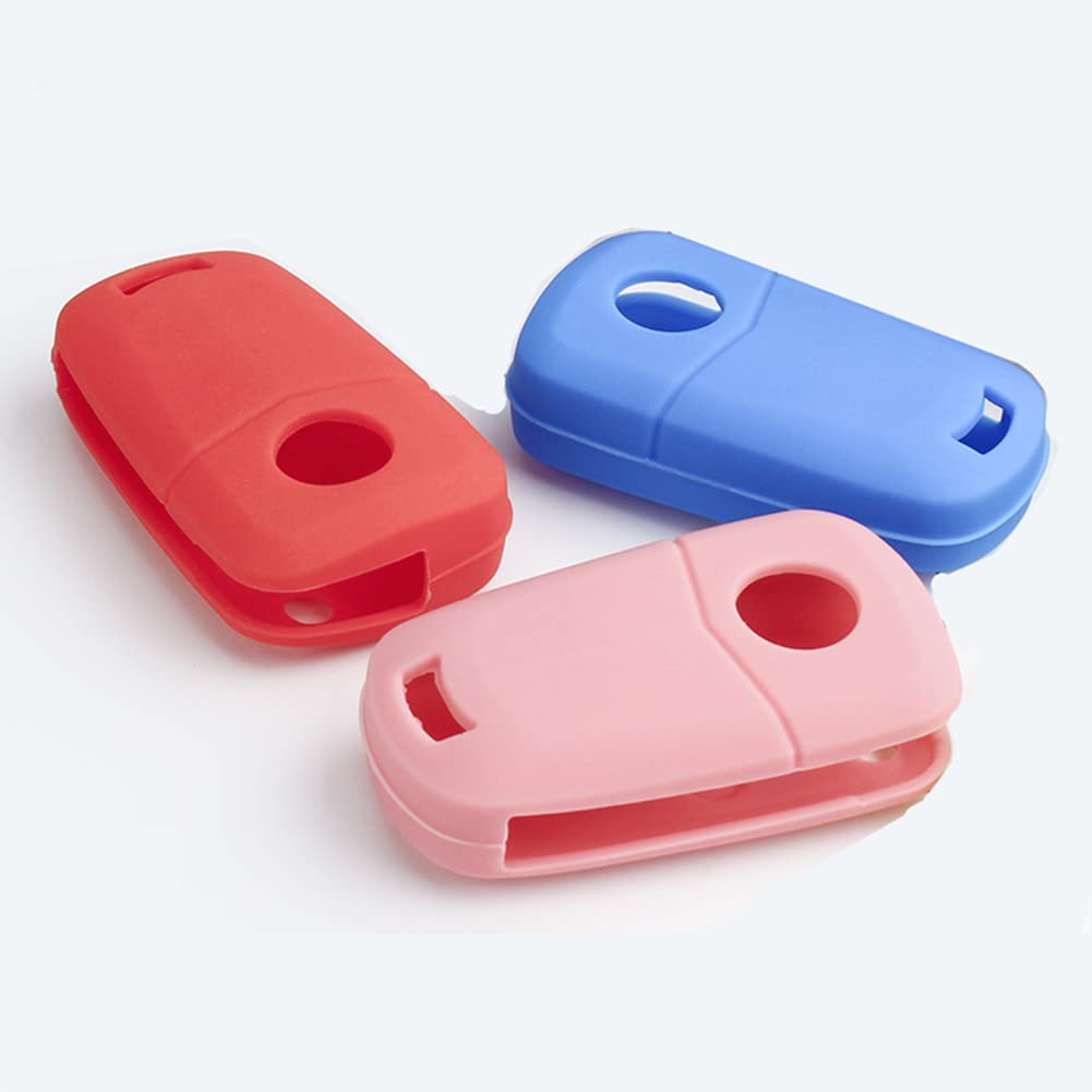 Custodia Morbida In Silicone Verde Fluorescente Per Chiave Opel Vectra C / Signum, Copertura Protettiva Mt-key
