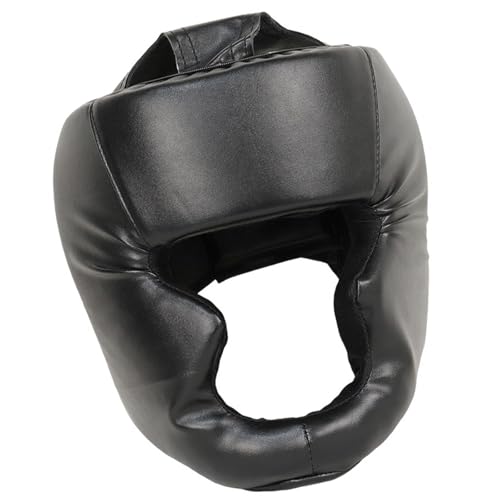 MinkeyBear Kopfschutz für Boxen, verstellbar, volle Box-Kopfbedeckung für Sparring, Grappling, Kampfsport