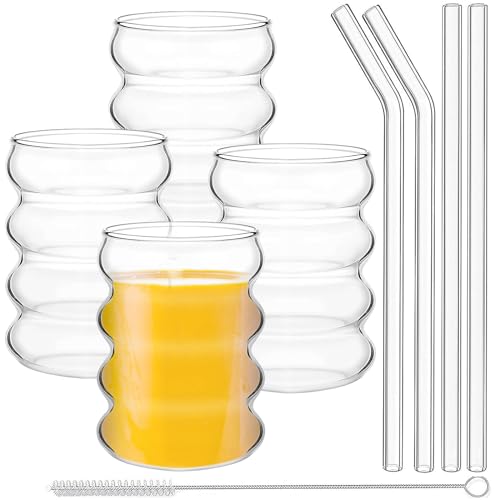 Sendez 6 Bicchieri In Vetro Da 460 Ml Per Cocktail, Tè E Caffellatte - Eleganti, Lavabili In Lavastoviglie, Resistenti Al Calore - 5