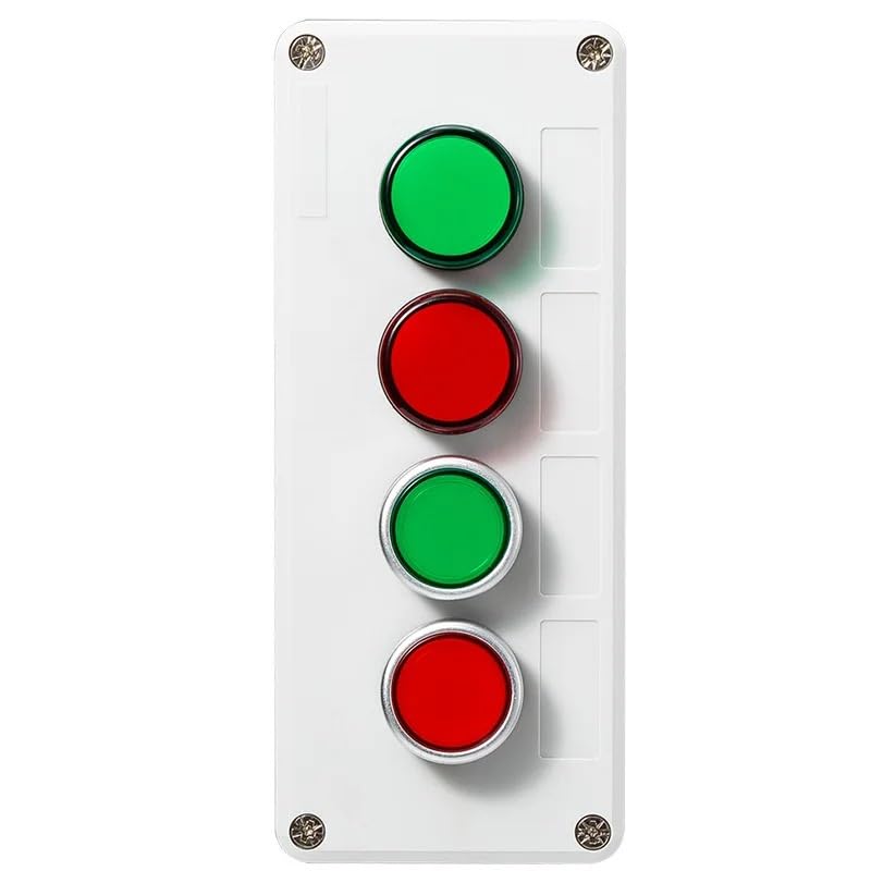 Boîtier de commande industriel robuste 3 trous pour interrupteur d'arrêt d'urgence électrique - 7