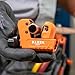Klein Tools 50047 Mini Tubing Cutter, 1-1/8 Inch O.D. Cutting Capacity for Aluminum and Copper Tubing, Spare Blade Included