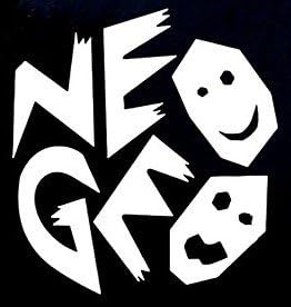 Neo Geo Decal Vinyl Sticker|Cars Trucks Laptop| White |5.5 x 5 in|CCI763
