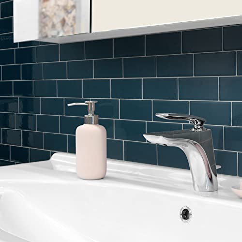 Smart Tiles Peel And Stick Backsplash - 4 Sheets Of 11.56" X 8.38" - 3D Adhesive Peel And Stick Tile Backsplash For Kitchen, Bathroom, Wall Tile #TOP4