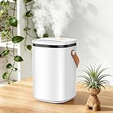 【Amazon.co.jp限定】加湿器 小型 卓上加湿器 超音波式 アロマ対応 大容量 2L 静音 ダブルミスト Sinessy 上から給水 3段階ミスト おしゃれ 7色LEDライト 水漏れ防止 お手入れ簡単 空焚き防止 空気清浄機 乾燥対策 花粉対策 オフィス/寝室/家庭用 (ホワイト)