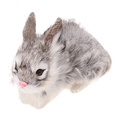 NAMOARLY 1pieza Conejo De Peluche Realista Adorno Simulador para Decoración del y