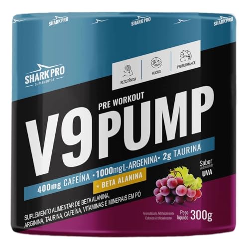 Loja Produto Pré-Treino 24 V9-Pump Pre Workout (300g), Uva