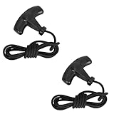 RUTU Pull Cord Rope 4.9FT for Pull Start Lawn Mower Generator GX120 GX160 GX200 Replacement Recoil Starter Rope with Soft Rubber Handle 2 Pack