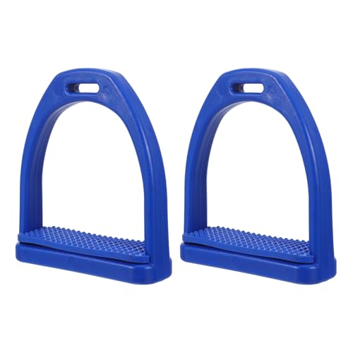 Étriers de sécurité en plastique avec caoutchouc antidérapant bleu pour protection des genoux