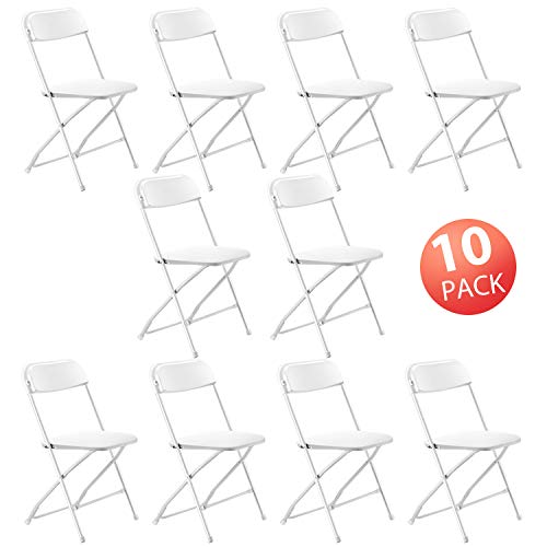 Kealive Folding Chair 10 Pack Fold Chair 330 lbs Weight Capacity for Events