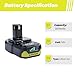 ULDERTRA 2-Pack 3.0Ah Replacement Batteries for Ryobi 18V Tools – Extended Power and Reliability