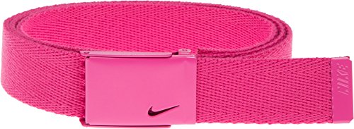Nike Women's Tech Essentials Single Web Belt, Hot Pink, One Size