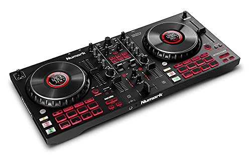Controlador DJ profissional de 4 decks Numark Mixtrack Platinum FX