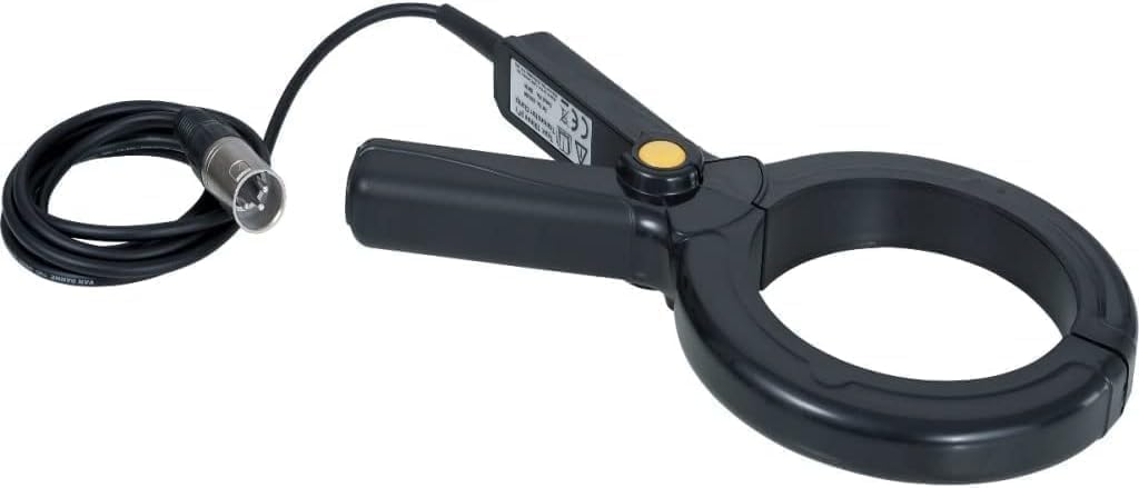 4-Inch Signal Transmitter Clamp for Buried Utility Tracing, Battery Powered, AUX Connectivity