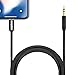 coopsion Aux Adapter, Lightning to Headphone Jack Cable Braided for iPhone 7/7 Plus in Car - 3.5 mm - Black