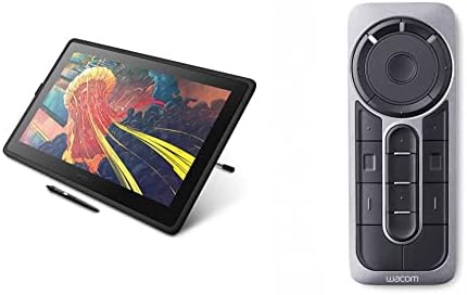 Wacom Cintiq 16 Drawing Tablet with Full HD 15.4-Inch Display Screen, 8192 Pressure Sensitive Pro Pen 2 Tilt Recognition, Compatible with Mac OS Windows and All Pens