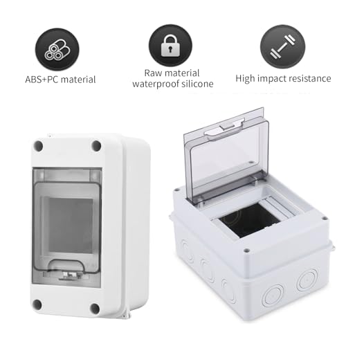 Boîtier de distribution 3 voies de qualité supérieure avec couvercle IP66 - 3