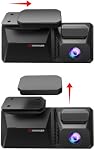 REDTIGER F77 Dash Cam Mount, Mini Dash Camera Sliding Mount Holder with Adhesive and Electrostatic Stickers, only for F77 Dash Cam