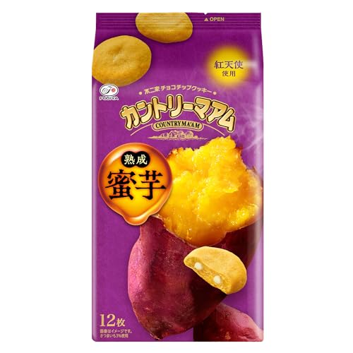 不二家 カントリーマアム（熟成蜜芋） 12枚×5袋のサムネイル