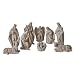 Produktbild Loberon Krippenfigur 9er Set Tongsa, feine Handarbeit, von Hand bemalt, Weihnachtsgeschichte, Weihnachtsfiguren, Weihnachtsdekoration, Weihnachten, Polyresin, beige