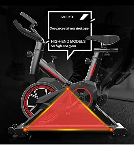 Image of Indoor Cycling Bike Stationary Exercise Bike for Home Gym Cardio Bike Fitness Training Bike with Comfortable Seat Cushion Indoor Weight Loss Sports Equipment