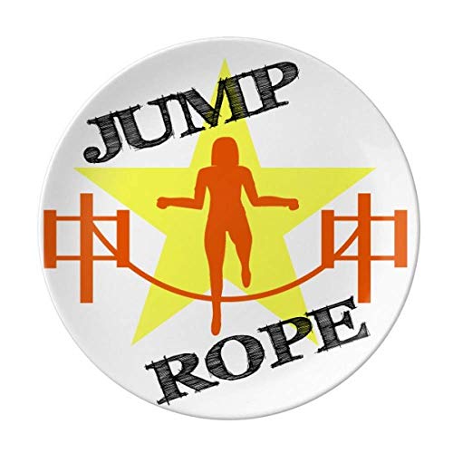 China Gym Assiette décorative en porcelaine Motif saut