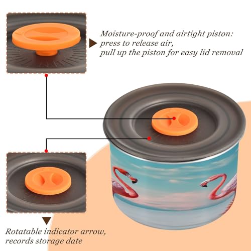 Contenedor hermético de acero para café de 500 ml miniatura 3