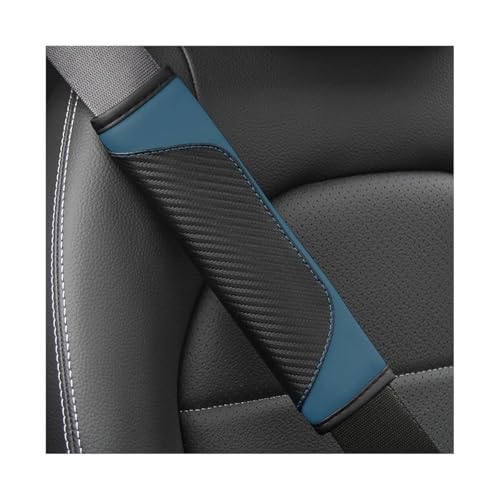 Image of Osilly 2PCS Car Seat Belt Cover, Carbon Fiber Seatbelt Shoulder Protection, Soft Car Seat Belt Strap Cushion Protect Your Neck and Shoulder, Car Accessories Seat Belt Pad for Car Truck (Dark Green)