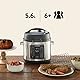 Crock-Pot Turbo Express Multikocher | 14-in-1-Zubereitungsmöglichkeiten | Schongarer, Dampfreiniger, Schnellkochtopf & mehr | 5,6 l (mehr als 6 Personen) | CSC062X