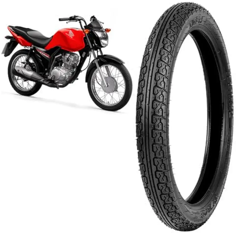 Pneu Moto Technic Tiger Dianteiro 2.75-18 Cg 125, 150, 160 Titan, Fan, Ybr 125