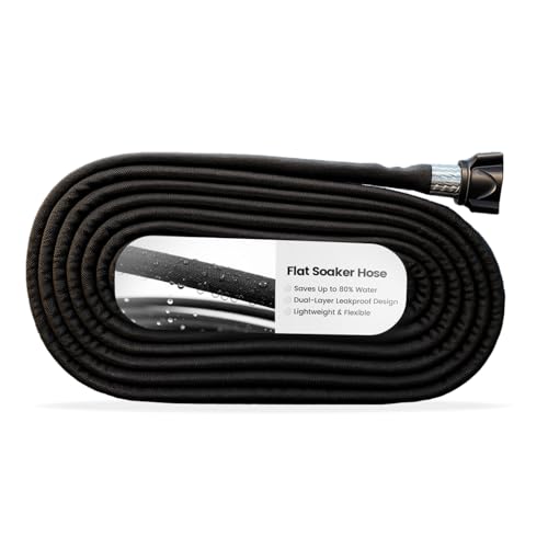 Yeahjiae Flat Soaker Hose 20FT