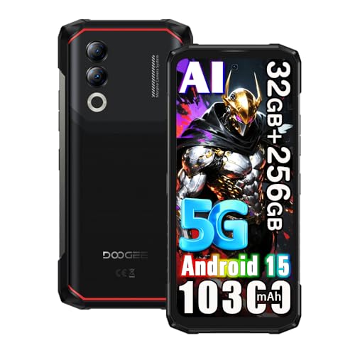 DOOGEE Blade 20 Turbo Android 15 Outdoor Handy Ohne Vertrag 5G,10300mAh 33W,15.8 mm...