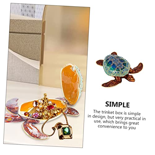 Bijoux breloques tortues de mer en émail, cadeau déco vintage idéal