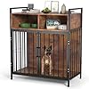 aboxoo 32/40 Inches Furniture Style Dog Crate for Medium Small Dog,Indoor Dog Kennels with Drawers Storage(Rustic Brown)
