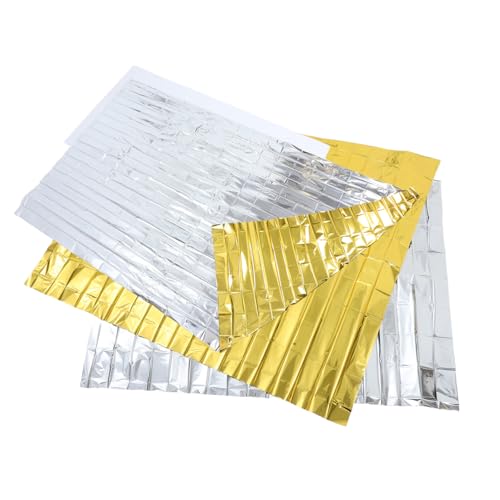 BESPORTBLE 2 Piezas Mantas Reflectantes para Plantas Láminas Térmicas para Invernadero Protección UV Heladas Mantas Ligeras para Emergencia y