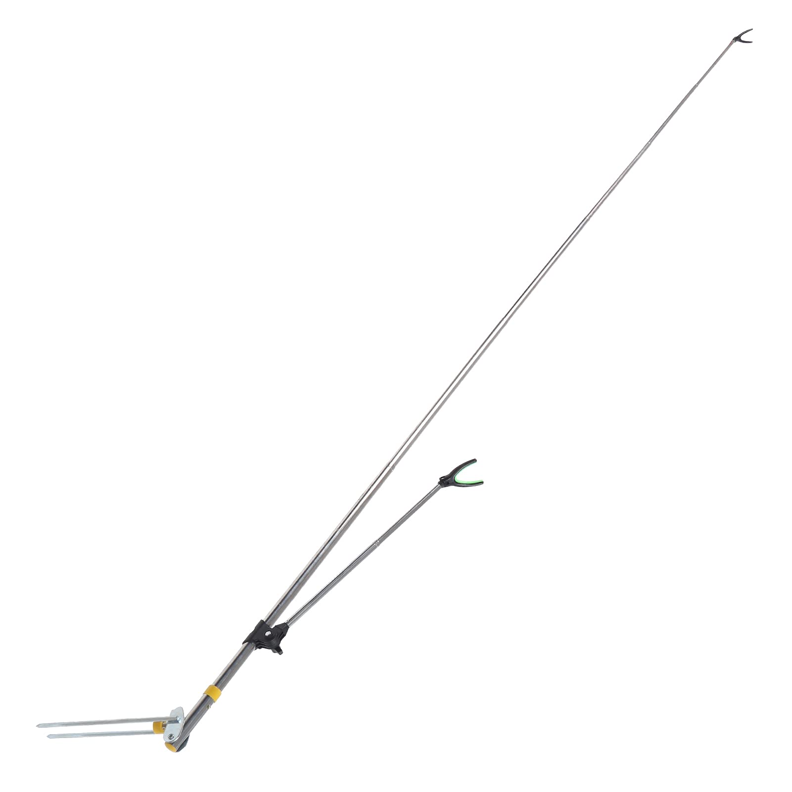 Wspornik na Wędkę, Kształt Y Teleskopowy Uchwyt na Wędkę ze Stali Nierdzewnej Wspornik na Wędkę Stojak na Sprzęt Wędkarski Rest Support Rack For Fishing
