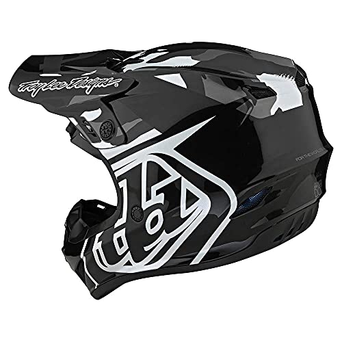 Troy Lee Designs Gp Overload Camo Adult Offroad Motocross Dirt Bike Atv Powersports Racing Full Face Helmets Lightweight Ventilated Men Women (Md, Black/Gray) #TOP2